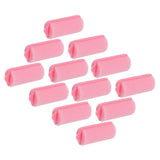 12pcs Styling Tool Soft Foam Sponge Hair Roller Pink Daily Soft Hair Curler Professional Easy to Use Foam Hair Roller Home Salon