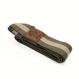 Multifunctional Yoga Mat Leather Label Strap - Yoga and Pilates Stretch Strap, Perfect for Fitness and Training