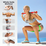 5Pcs Tpe Resistance Bands Fitness Set Rubber Loop Strength Training Workout Expander Yoga Gym Equipment Elastic Portable Pilates