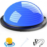 46cm High Quality Yoga Balance Ball Strong Half Home Gym Fitness Ball Explosion-Proof Pilates Fitball Wave Speed Ball