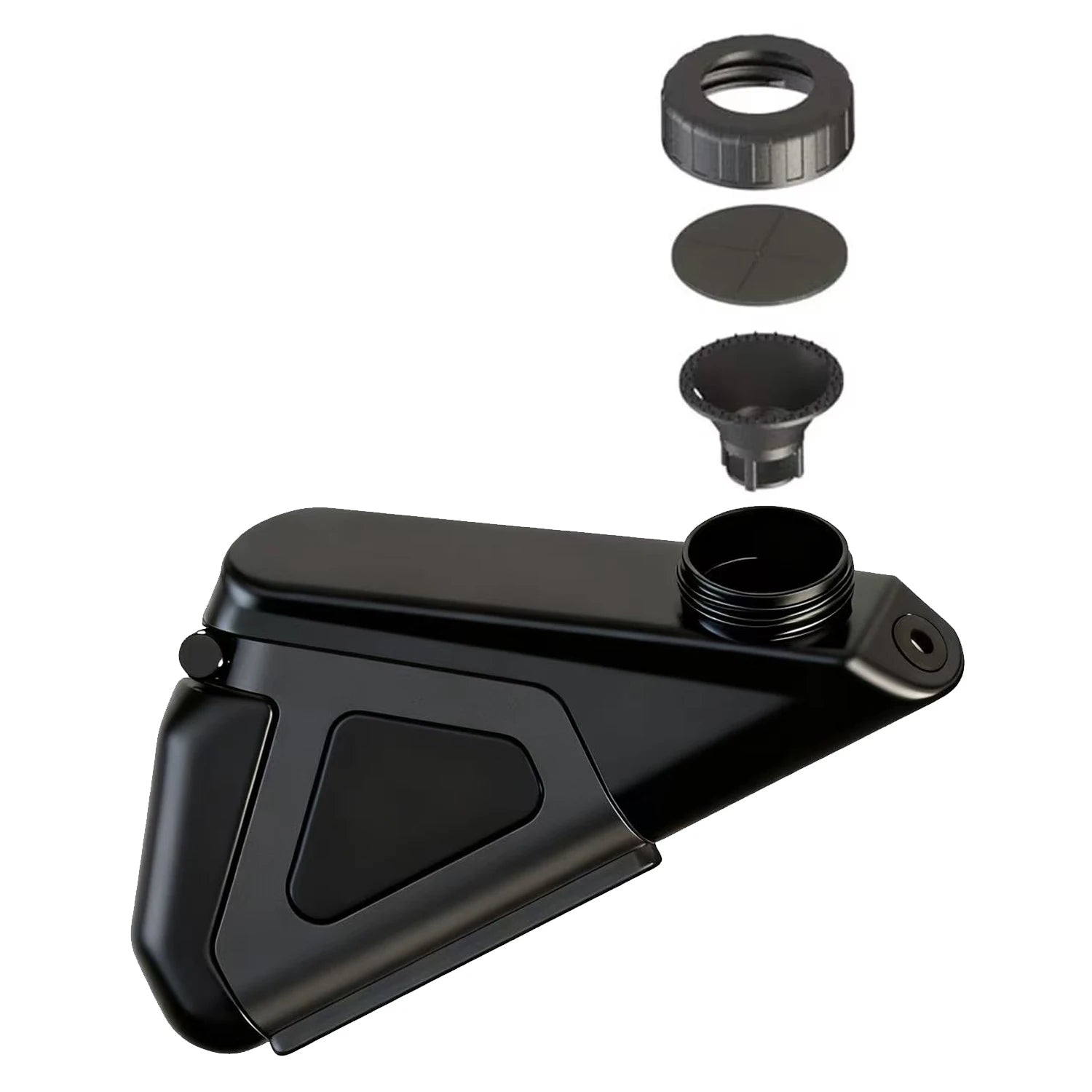 Fc35 F1 Bicycle Water Bottle, Hands-Free Frame Mounted Hydration System with Refill Port Integrated bento Box Water Cage