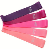 Resistance Band Set for Men And Women Fitness Exercise Bands 5pcs Thigh Stretching Bands Suitable for Home And Gym Workout Pilat