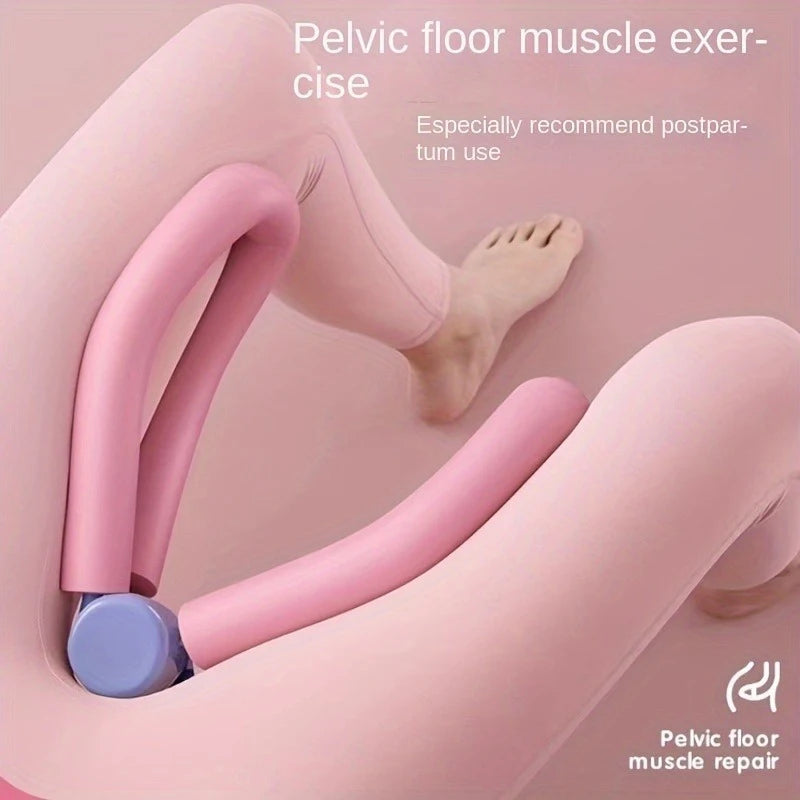 Pelvic floor muscle training and repair device, a universal tool for home use, postpartum recovery and leg beauty device, pelvic