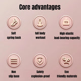 47cm/58cm Yoga Balance Ball Strong Half Home Gym Fitness Ball Explosion-Proof Pilates Fitball Wave Speed Ball