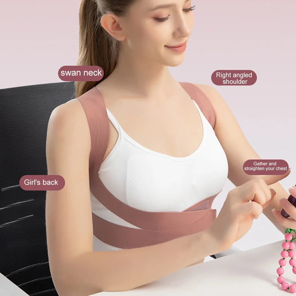Brace Back Posture Corrector Spine Support Hunchback Correction Belt For Adult Posture Spinal Column Curvature Straight Waist