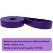 New 1Pcs Tough Latex Resistance Band Elastic Exercise Strength Pull-Ups Auxiliary Band Fitness Equipment Strengthening Train
