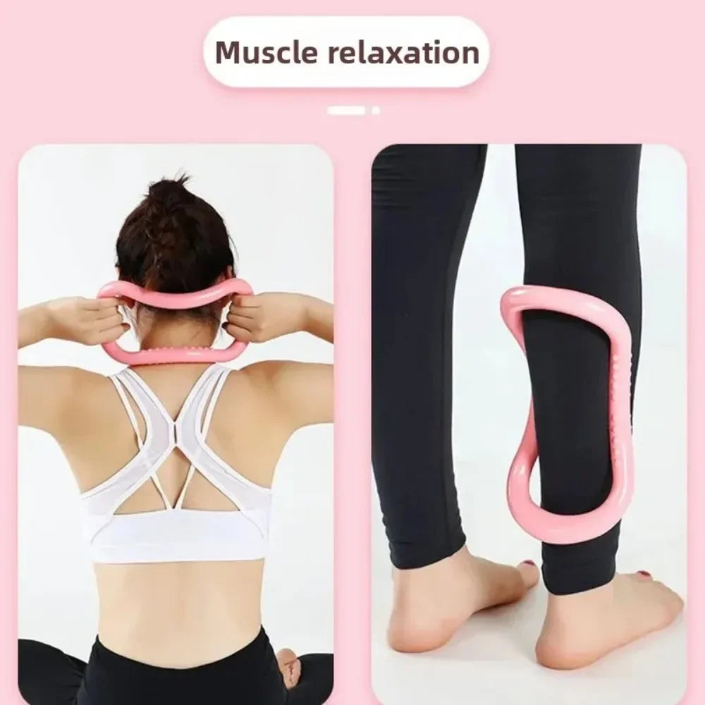 NEW Pilates Ball And Ring Set Pilates Fitness Ring Resistance Band Exercise Workout Fitness Equipment