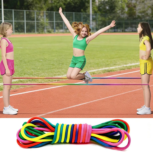 5-10M Super Elastic Jump Rope Endurance Training Fun Exercise Toys Indoor Outdoor Home Group Adjustable Rubber Jump Rope Strap
