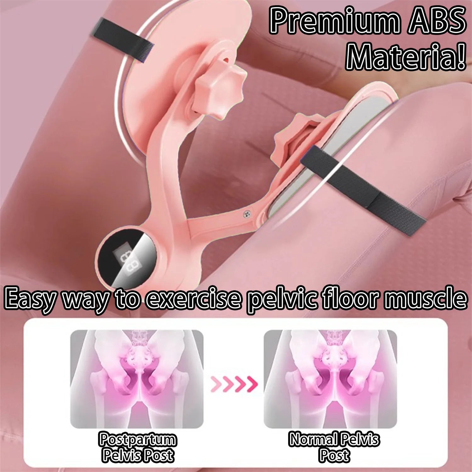 Pelvic Floor Muscle Trainer for Home Gym Thigh Trainer Workout Equipment For Women Strengthening Inner Thigh Exercise