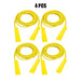 4 Pcs Yellow