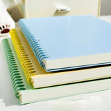 A4/A5/B5 Removable Spiral Notebook 60 Sheets Underline/Blank Loose Leaf Journal Macaron Binder for Students