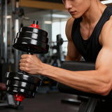 25kg Adjustable Dumbbell Set Sand-Filled Home Gym Equipment for Building Arm Strength And Muscle