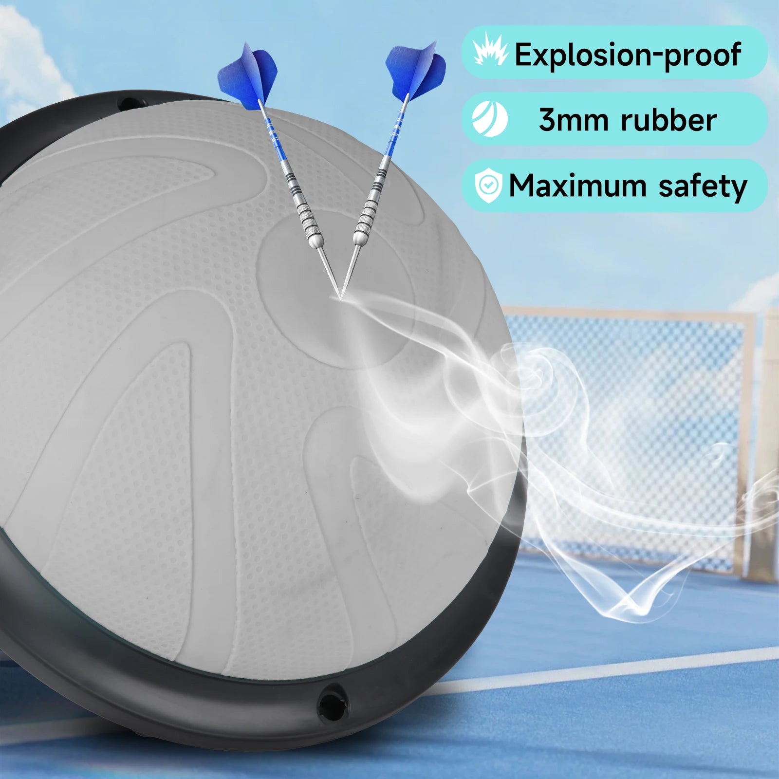 Yoga Ball Wave Speed Ball Half Round Yoga Ball Balance Ball Fitness Gymnastics Core Balance Indoor Training Balance Board