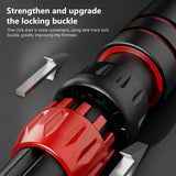 Door Horizontal Bars 90-120cm Adjustable Pull Up Bars Weight Bearing 400kg Non Perforated Indoor Wall Horizontal Bar with Locking Mechanism Upper Body Workout Bar for Home Gym Fitness