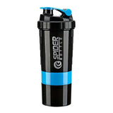 550ml 3 Layer Shaker Bottle Protein Mixing Shake Cup Sports Fitness Water Cup Scaled Plastic Water Bottles with Medicine Box Hot