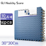 30*30cm Thicken Sports Gym Mat Protection EVA Leaf Grain Floor Mats Yoga Fitness Non-Slip Splicing Rugs Shock Room