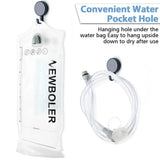 NEWBOLER  2L Water Bladder Hydration Pack Reservoir BPA Free PEVA Water Storage Bag for Camping Cycling Running Hiking