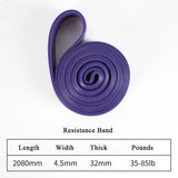 Heavy Duty Resistance Band Set Latex Elastic Bands for Pilates Workout Fitness Pull up Assist Training Body Shape Exercise