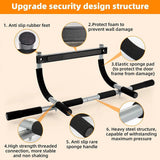 Indoor Horizontal Bar Pull-Up Device Fitness Equipment Punch-Free Parallel Bars Door Frame Pull-Up Bar for Sports Training