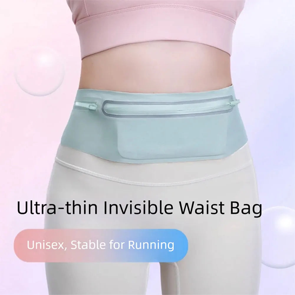 Waterproof Running Waist Pack Adjustable Belt Men Women Slim Running Bags Portable Outsides Jogging Gym Sports Cell Phone Pouch