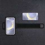 HAISSKY Elastic Running Sport Armbands For iPhone 17 16 15 14 13 12 Pro Max 15 Plus Ultra-thin Phone Arm Bag For Samsung S25