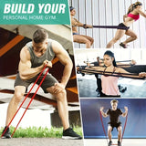 Resistance Bands Set Pull Up Assistance Bands Exercise Bands For Men and Women Home Fitness Body Stretching Strength Training