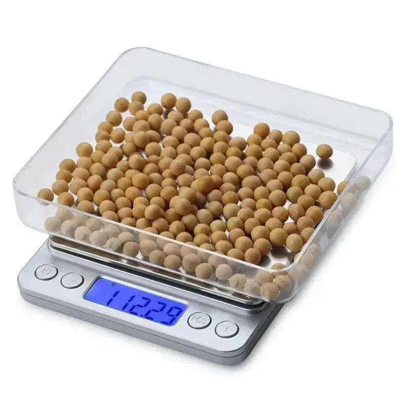 LCD Digital Jewelry Scale 3kg 0.1g/500g 0.01g Smart Precision Electronic Pocket Portable Kitchen Food Scales Gram Weight Balance