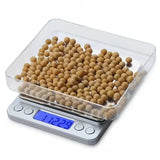 LCD Digital Jewelry Scale 3kg 0.1g/500g 0.01g Smart Precision Electronic Pocket Portable Kitchen Food Scales Gram Weight Balance