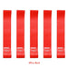 5 Pcs Red