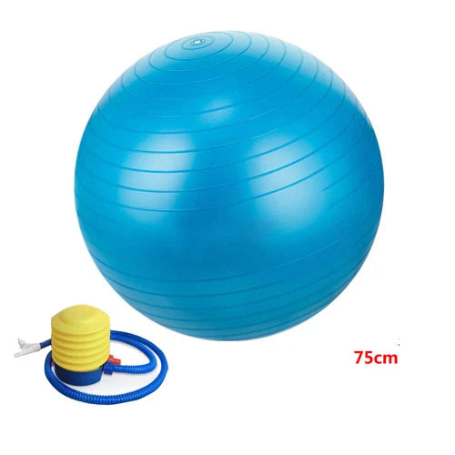 Balance Yoga Ball 55-75cm Fitness Yoga Ball,Anti-Slip & Anti-Burst Extra Thick Pregnant Birthing Ball with Air Pump