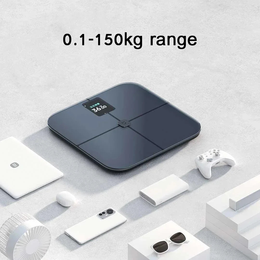 New Mijia Body Fat Scale S400 Pro 3.5in TFT Color Screen Bluetooth5.1 Smart Home Body Composition Scale Work with Mijia APP