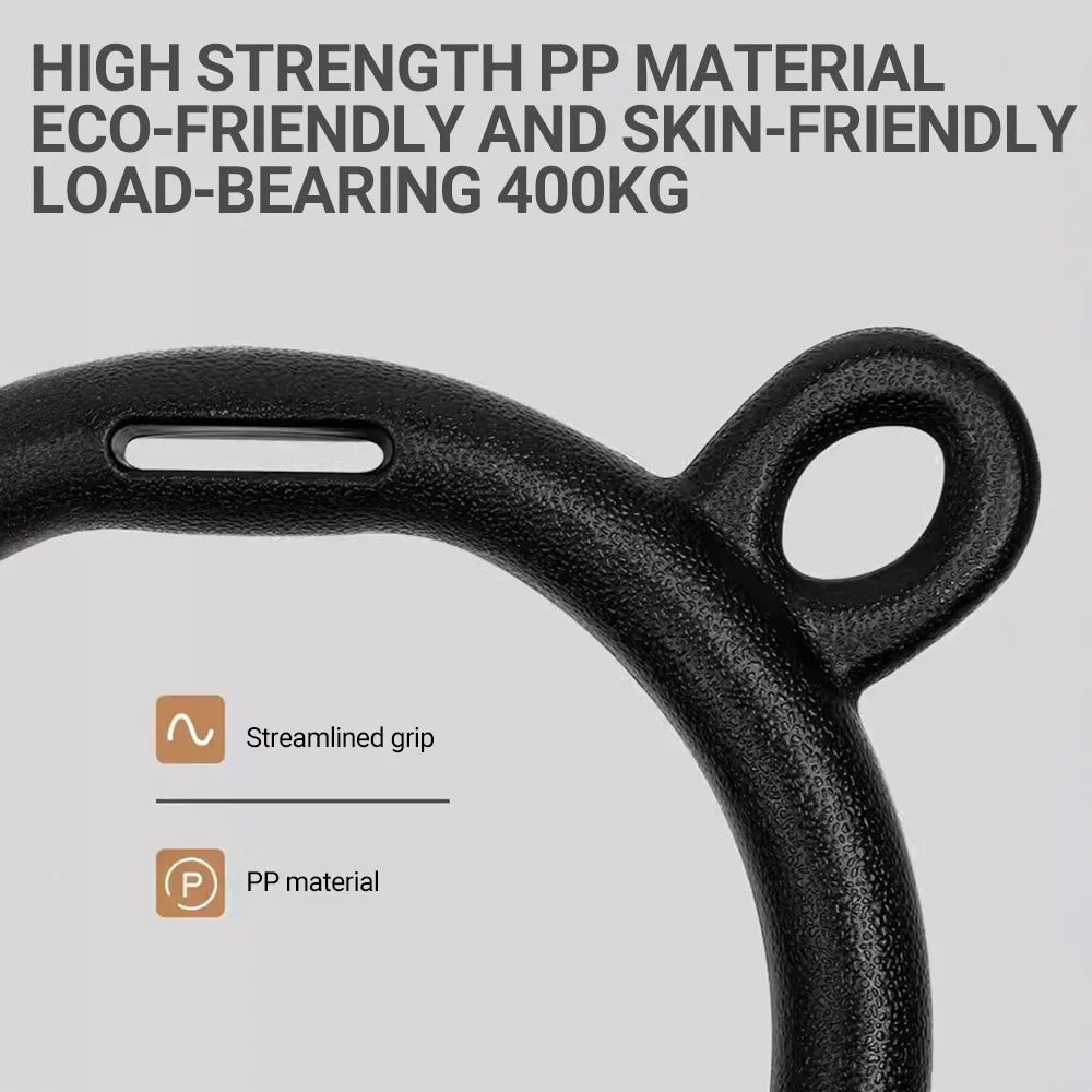Kids Horizontal Bar with Gymnastic Rings Adjustable Hanging Straps for Indoor Pull-Up Hammock Play Children Fitness Strength Tra