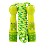 Toddler Jump Rope Wear Resistant Cotton Cord Length Adjustable Soft Skipping Rope With Smooth Handles For Kids Boys Girls