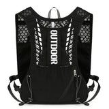 Reflective Running Hydration Vest Cycling Backpack for Outdoor Sports Climbing Hiking Mtb Road Bike - Adjustable Vest Bag