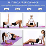 5 in 1 set, Trigger point foam roller massage stick massage ball for deep muscle massage Pilates yoga,full body fitness exercise