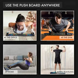 Multifunctional Push-Up Board - Fitness and Muscle Training Equipment, Home Exercise Set  Foldable Push-Up Rod,Resistance Device