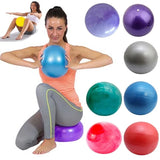 25cm Anti-Burst Yoga Ball - Heavy Duty PVC Core Training Ball for Pilates/Gym/Home, 1000KG Capacity (9 Inch)