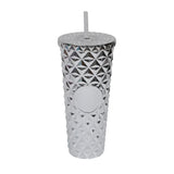 LUSQI Durian Straw Tumbler Double Wall Insulated Plastic Cup Trendy Creative Large Capacity Water Bottle With Multi Colors