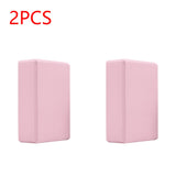 EVA Yoga Block Solid Color Yoga Balance Bricks Moisture-Proof High Density Yoga Blocks Body Shaping Yoga Blocks for Yoga Pilates
