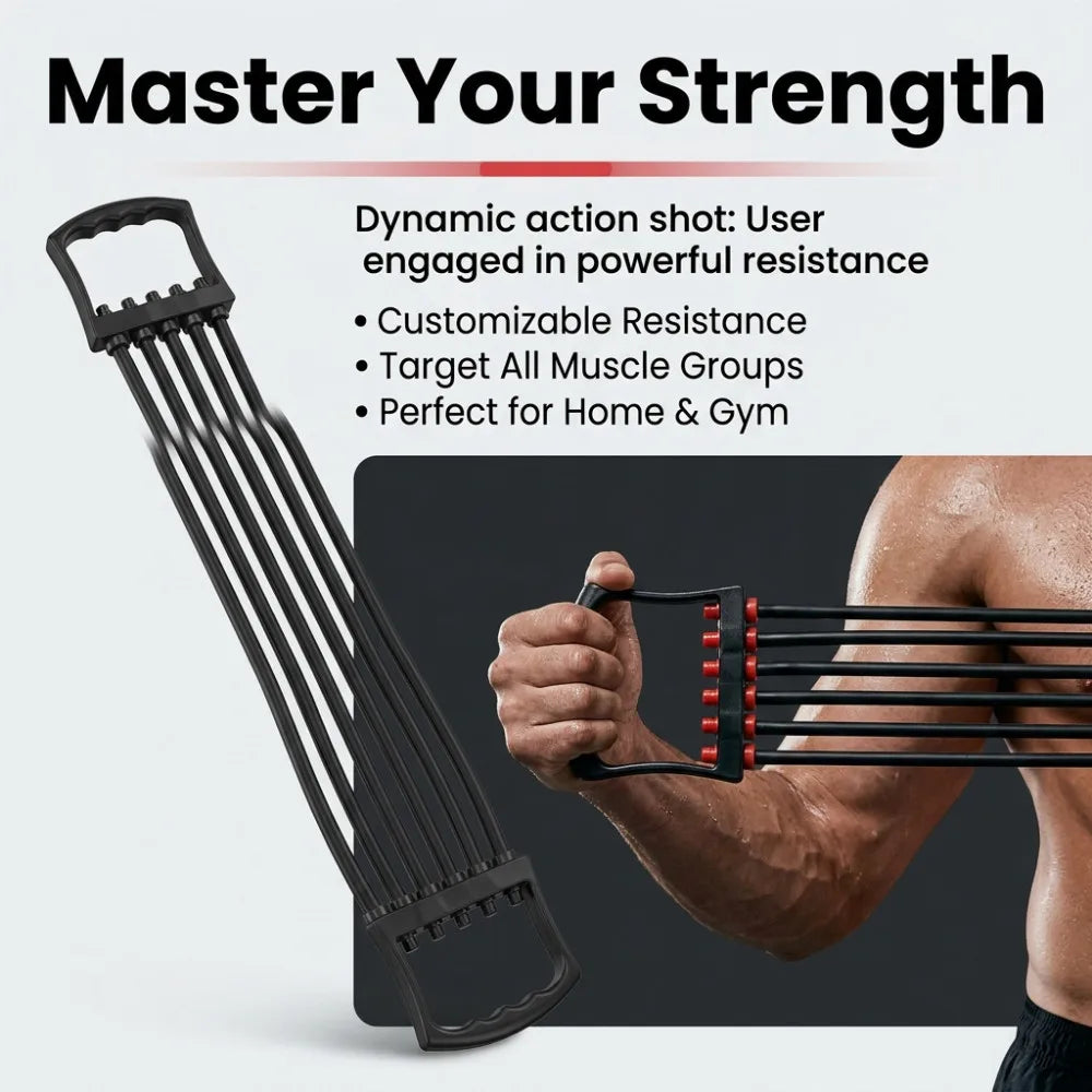 Profession Expander Resistance Bands Workout Chest Muscle Crossfit Resistance Band Can Removable Latex Tube Spring Exerciser
