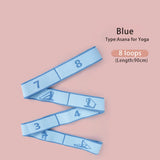 Kids Dance Stretch Band, 8/10/12-Segment Ballet Practice Elastic Band for Children, Latin Jazz Stretching Resistance Training