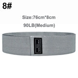 COYOCO Pull Strap Set Fabric Booty Bands Hip Circle Elastic Fitness Expander for Home Workouts Glute Legs Strength Training