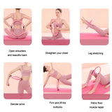 Pilates Ring Elastic Yoga Fitness Circle Home Gym Resistance Exercise Tool for Women Yoga Pilates Ring YJQ01