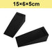 Black 15x6x5cm 2pcs