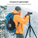 K&F CONCEPT 5-in-1 Light Reflector with Handle Photography Light Blocking Photography Tent Circular Reflector Translucent Panel