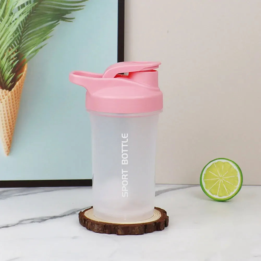 300ml Protein Powder Shaker Mixing Cup Portable LeakProof Water Bottle With Scale For Gym Outdoor Sport Fitness Training
