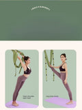 Home Fitness Equipment Yoga Backbend Inverted Tension Rope Hanging Door Yoga Stretching Strap Artifact Aerial Yoga Sling Rope