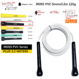 NEVERTOOLATE TPU PVC 10.5FT 3.2m x 5mm PVC  speed double under skip rope jump tricks fitness crossfit CROSSFIT LONG