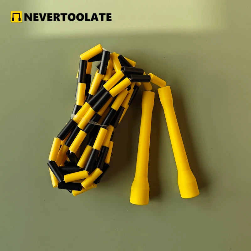 NEVERTOOLATE  CC handle hard PE beads 2.9m length jump skipping rope skip rope  coachchris same good quality