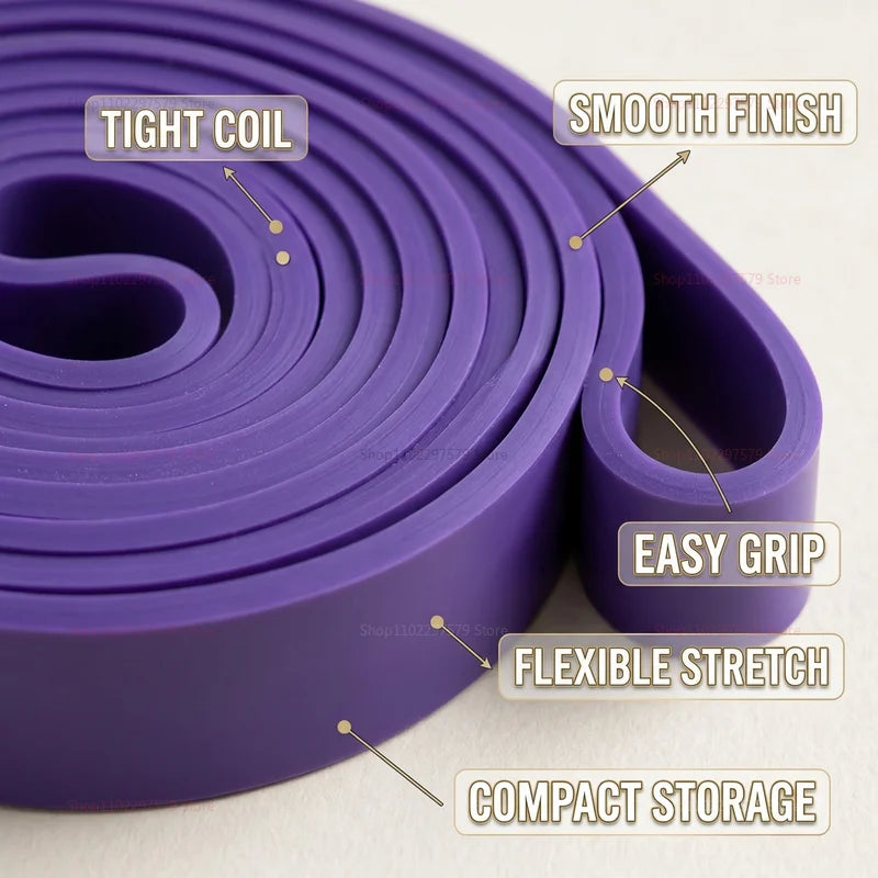 Fitness Rubber Resistance Band Set Heavy Duty Resistance Band Yoga Workout Strength Training Stretch Band Circulation Expander